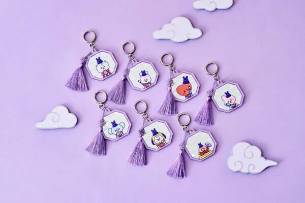 BT21 BABY MIRROR KEYRING K-EDITION ver.2