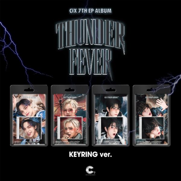 CIX - THUNDER FEVER 7TH EP ALBUM KEYRING ALBUM VER RANDOM