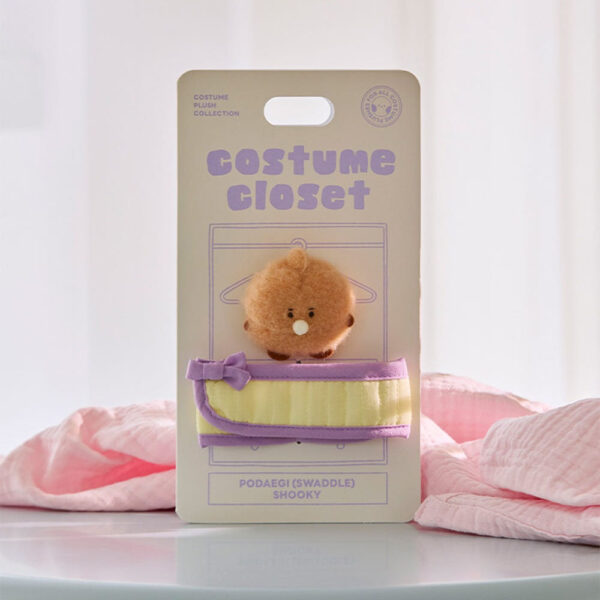BT21 - BABY NEWBORN SEASON 2 DOLL & SWADDLE COSTUME CLOSET - Image 6