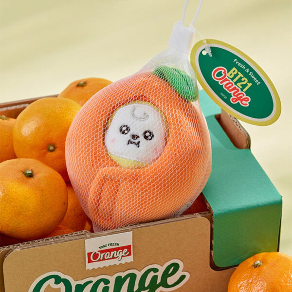BT21 - ORANGE PARTY OFFICIAL MD BABY DOLL KEYRING - Image 4