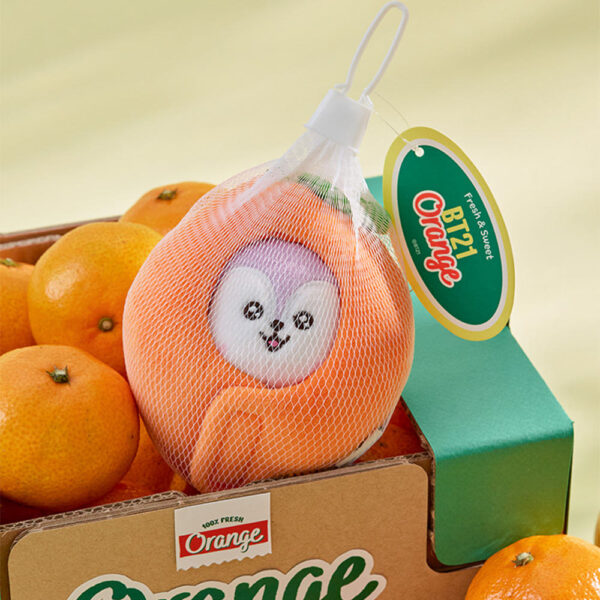 BT21 - ORANGE PARTY OFFICIAL MD BABY DOLL KEYRING - Image 5