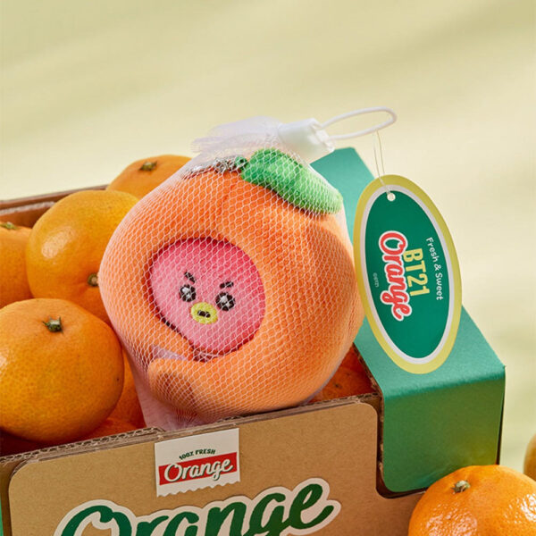 BT21 - ORANGE PARTY OFFICIAL MD BABY DOLL KEYRING - Image 3