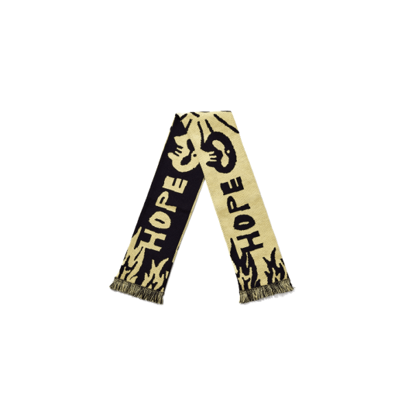 BTS J-HOPE - HOPE ON THE STAGE OFFICIAL MD HOPE SLOGAN MUFFLER (YELLOW)