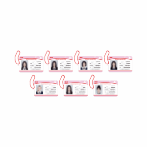 BABYMONSTER - 1ST APRIL FULL OF BABYMONSTER 1ST ANNIVERSARY OFFICIAL MD STUDENT ID CARD KEYRING