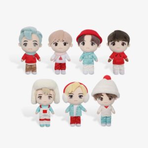 [Pre-Order] TinyTAN [Playing with Snow] Plush Doll - Daebak Box
