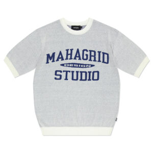 Mahagrid 2023 SUMMER COLLECTION COLLEGE LOGO HALF KNIT