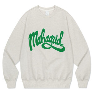 Mahagrid [Stray Kids] S/S 2023 COLLECTION CURVED LOGO SWEATSHIRT