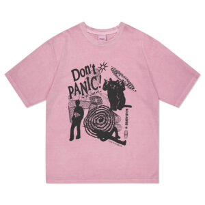 Mahagrid 2023 SUMMER COLLECTION DON'T PANIC PIGMENT TEE