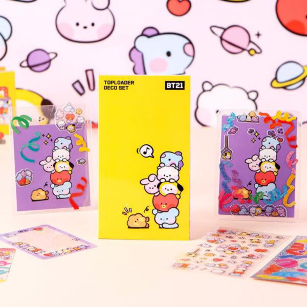 BT21 MININI TOPLOADER DECO SET - Image 2