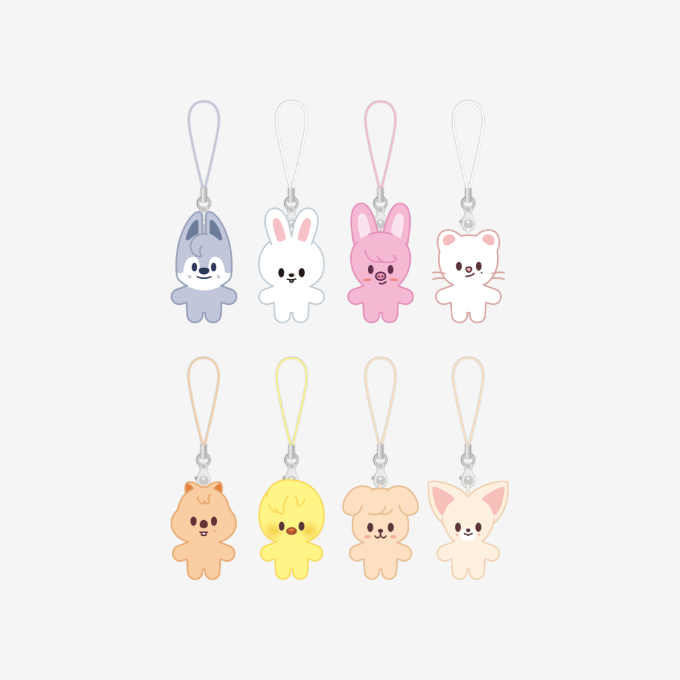 STRAY KIDS - SKZ 5'CLOCK 5TH FAN MEETING OFFICIAL MD SKZOO KEYRING MICRO VER