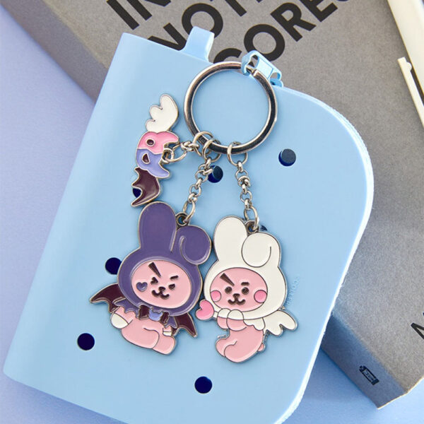 BT21 - ANGEL & VILLAIN METAL KEYRING - Image 2
