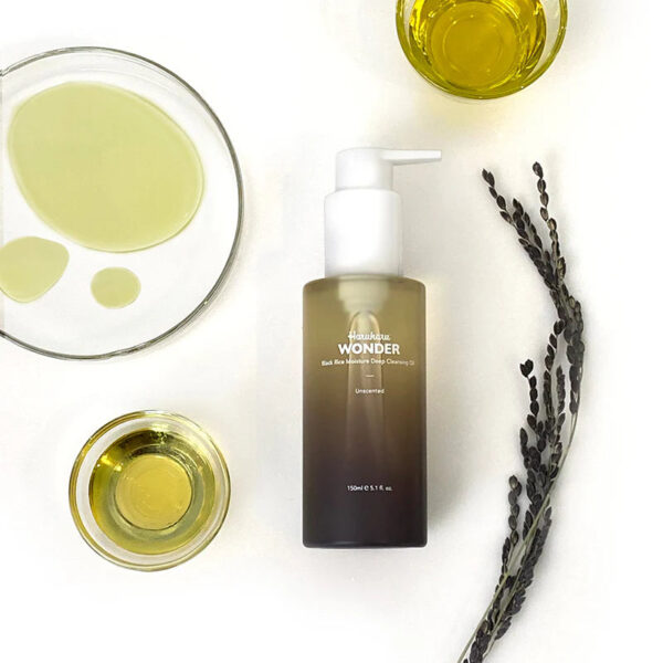 [Haruharu WONDER] Black Rice Moisture Deep Cleansing Oil - 150ml - Image 6