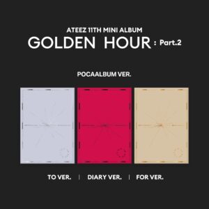 [Pre-Order][LuckyDraw] ATEEZ - GOLDEN HOUR : PART.2 11TH MINI ALBUM POCAALBUM + MakeStar Gift
