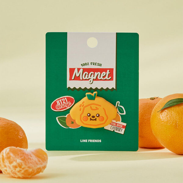 BT21 - ORANGE PARTY OFFICIAL MD BABY SILICON MAGNET - Image 4