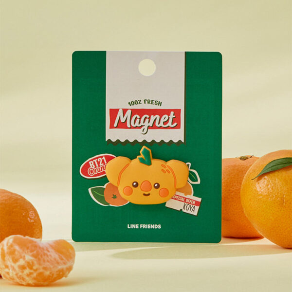BT21 - ORANGE PARTY OFFICIAL MD BABY SILICON MAGNET - Image 8