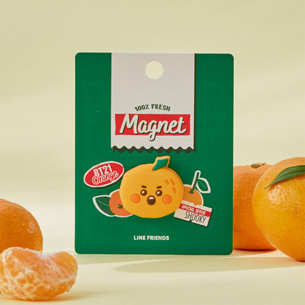 BT21 - ORANGE PARTY OFFICIAL MD BABY SILICON MAGNET - Image 6