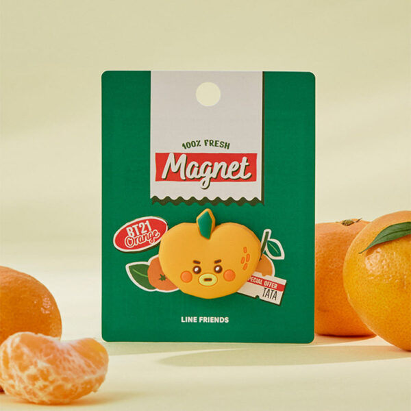 BT21 - ORANGE PARTY OFFICIAL MD BABY SILICON MAGNET - Image 3