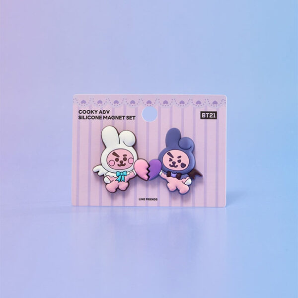 BT21 - ANGEL & VILLAIN SILICONE MAGNET SET - Image 2