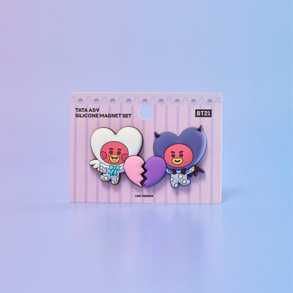 BT21 - ANGEL & VILLAIN SILICONE MAGNET SET - Image 3