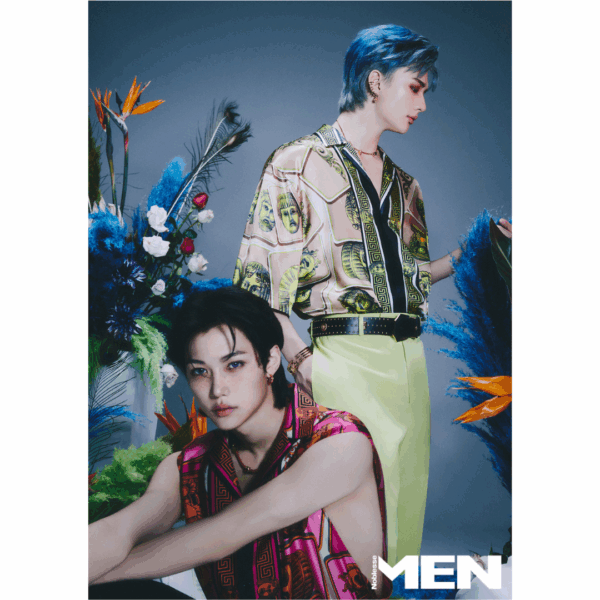 NOBLESSE MEN 2023 JANUARY ISSUE (STRAY KIDS HYUNJIN & FELIX , AB6IX PHOTO SHOOT ) - Image 2