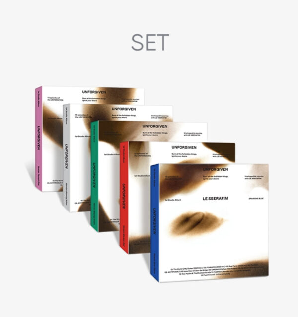 LE SSERAFIM - UNFORGIVEN 1ST STUDIO ALBUM COMPACT VER. - Image 2