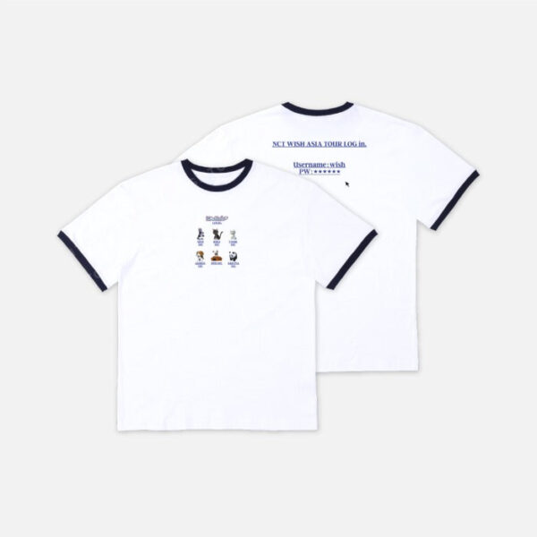 [Pre-Order] NCT WISH - LOG IN ASIA TOUR OFFICIAL MD T-SHIRT