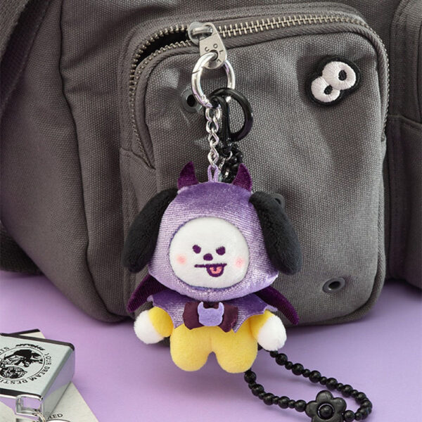BT21 - ANGEL & VILLAIN VILLAIN PLUSH KEYRING - Image 4