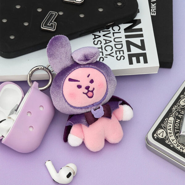 BT21 - ANGEL & VILLAIN VILLAIN PLUSH KEYRING - Image 2