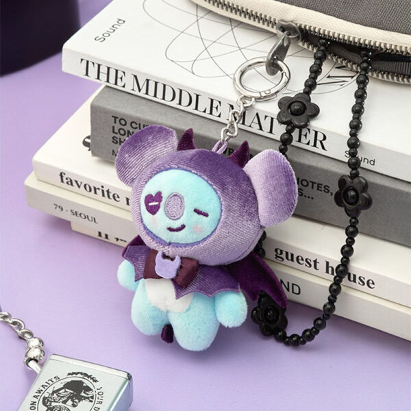 BT21 - ANGEL & VILLAIN VILLAIN PLUSH KEYRING - Image 8