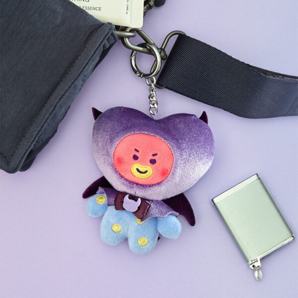 BT21 - ANGEL & VILLAIN VILLAIN PLUSH KEYRING - Image 3