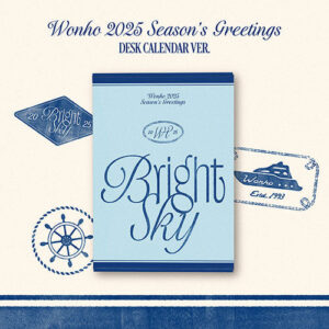 WONHO - BRIGHT SKY 2025 SEASON'S GREETINGS DESK CALENDAR VER