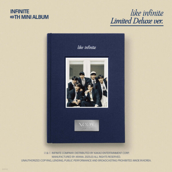 INFINITE - LIKE INFINITE 8TH MINI ALBUM (Limited Deluxe ver.)