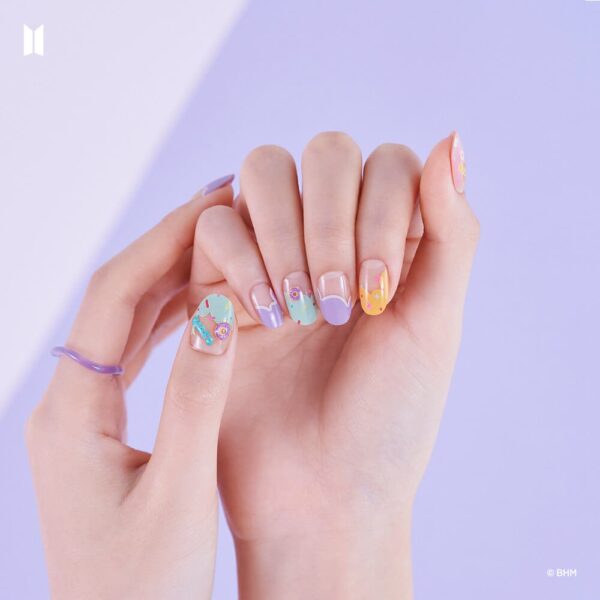 BTS x Gelato Factory Jellymix Nail Cloud Ping Pong (RETRO Edition) - Image 2