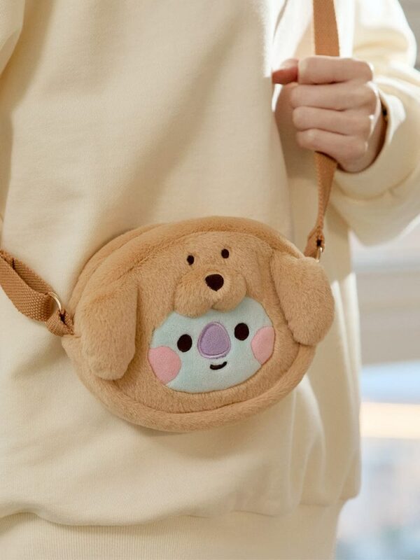 BT21 - BABY FLUFFY FACE DOLL CROSS BAG -RJ - Image 3