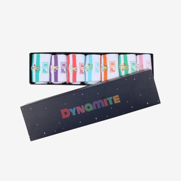 FILA X BTS [DYNAMITE] Silhouette Socks Set of 7 - Image 4