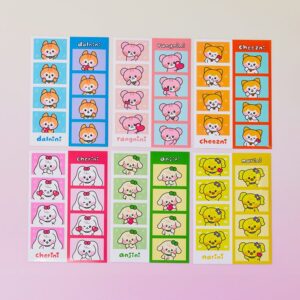 IVE - MINIVE MININI OFFICIAL MD 4-CUT STICKER