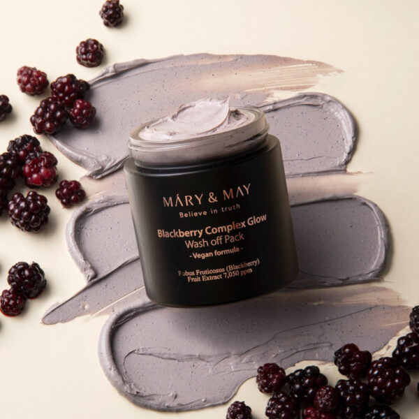 [Mary&May] Blackberry Complex Glow Wash Off Pack - 125g - Image 6