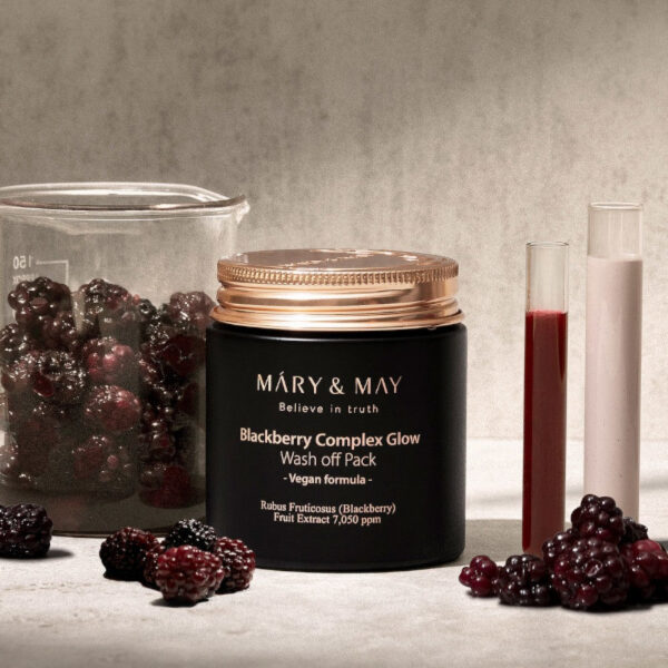 [Mary&May] Blackberry Complex Glow Wash Off Pack - 125g - Image 8