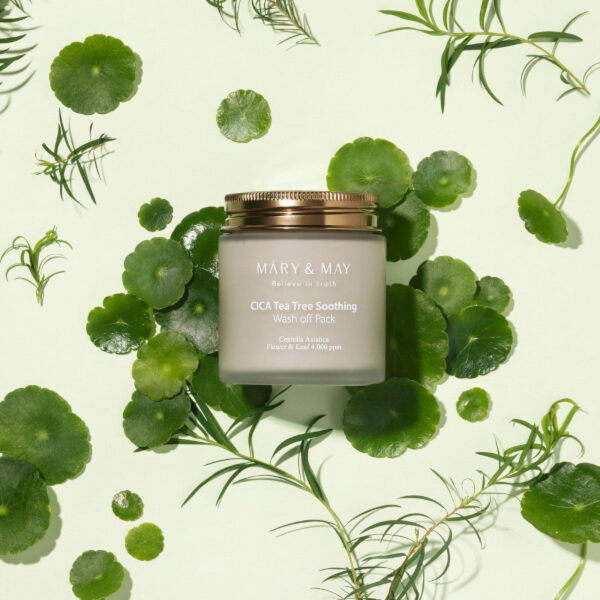 [Mary&May] Cica TeaTree Soothing Wash Off Pack - 125g - Image 3