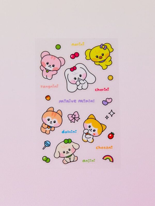 IVE - MINIVE MININI OFFICIAL MD FLAT STICKER 1