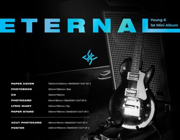YOUNG K - 1ST MINI ALBUM ETERNAL - Image 2