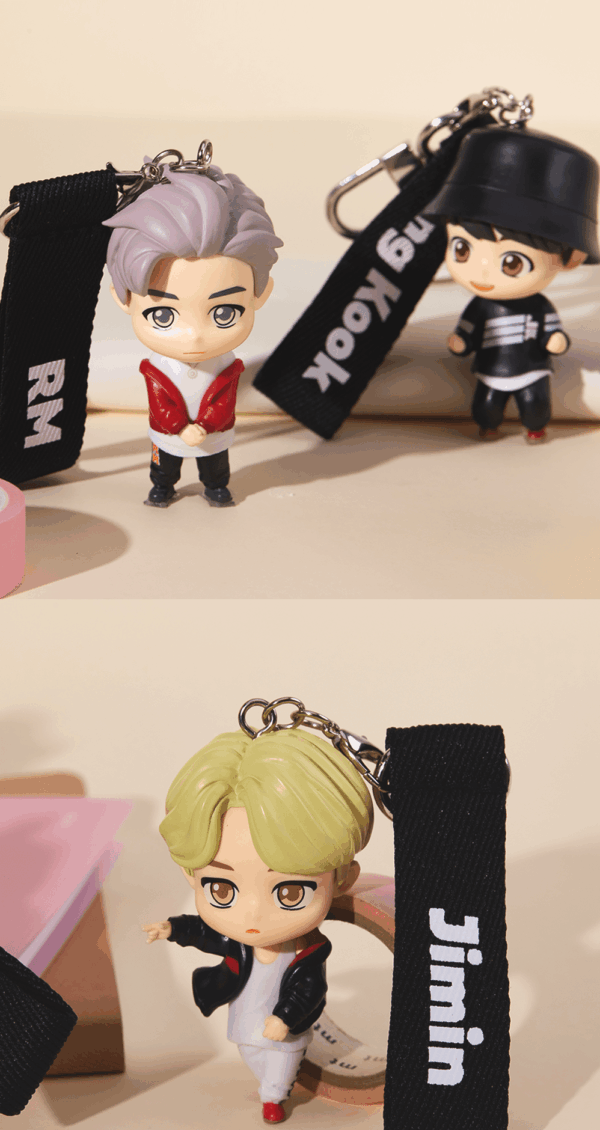 BTS TINYTAN FIGURE KEYRING - Image 3