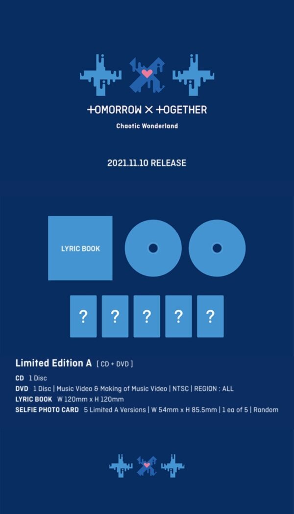 [PR] Weverse Shop [PRE-ORDER] TXT - JAPANESE 1ST EP ALBUM CHAOTIC WONDERLAND
