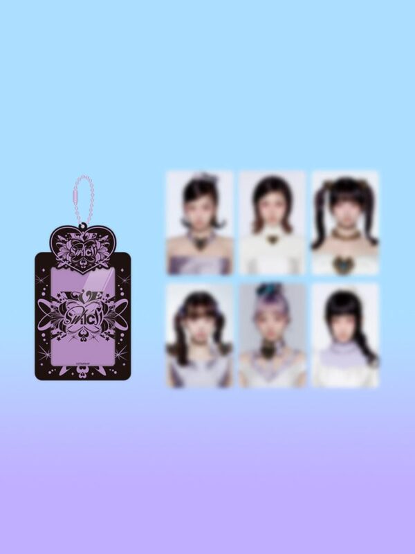 IVE - IVE OFFICIAL MD RANDOM PHOTOCARD HOLDER KEYRING