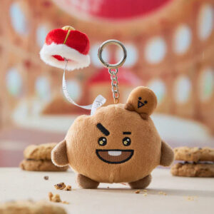BT21 - SHOOKY THE KING DOLL TAPE MEASURE KEYRING
