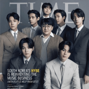 TIME MAGAZINE 2022 APRIL BTS COVER
