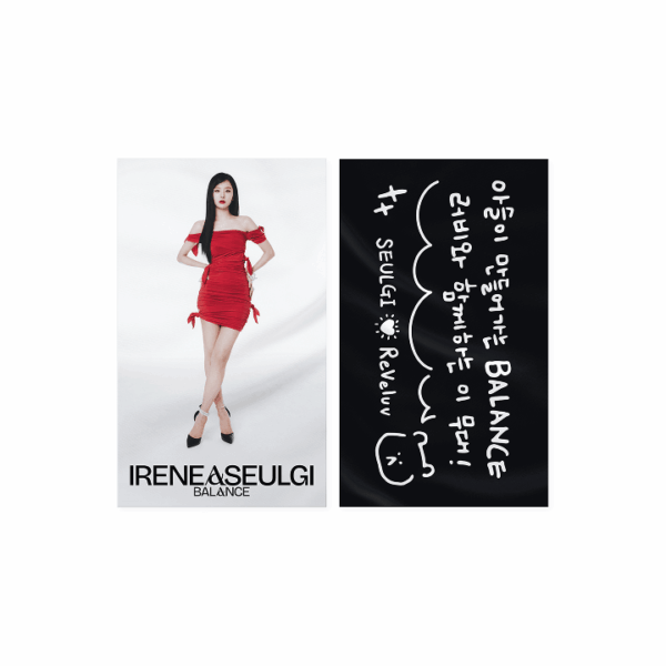 [Pre-Order] IRENE&SEULGI Balance in Seoul MD - SLOGAN