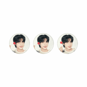 [Pre-Order] BTS JIN - RUNSEOKJIN OFFICIAL MD CAN BADGE SET (PHOTO VER.)