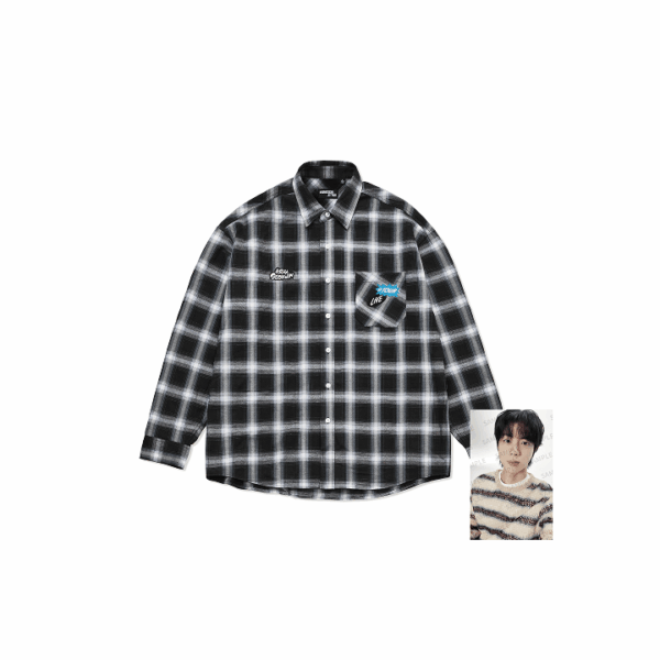 [Pre-Order] BTS JIN - RUNSEOKJIN OFFICIAL MD CHECK SHIRT
