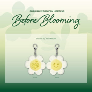 RO WOON - BEFORE BLOOMING 2025 FAN MEETING OFFICIAL MD FLOWER CUSHION KEYRING